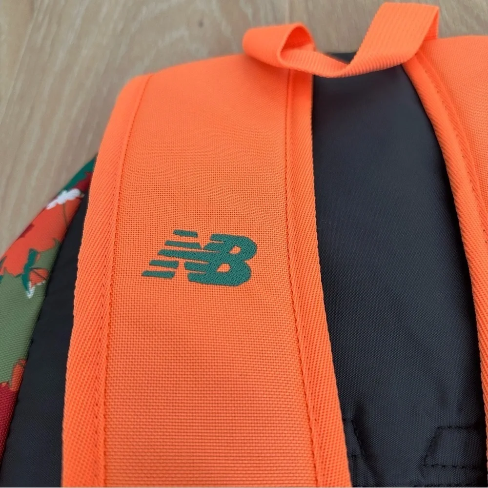 New Balance X Cross Country Backpack Outdoors Hiking Travel Orange Camo NBXC